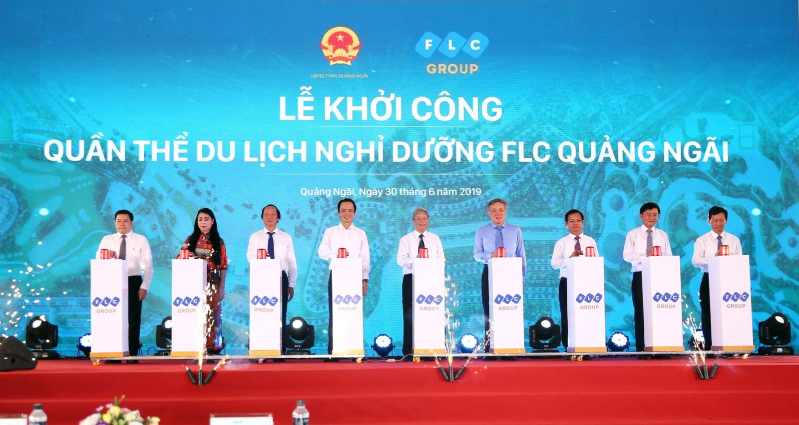 TẬP ĐOÀN FLC KHỞI CÔNG QUẦN THỂ NGHỈ DƯỠNG CÓ QUY MÔ 1026 HA TẠI QUẢNG NGÃI